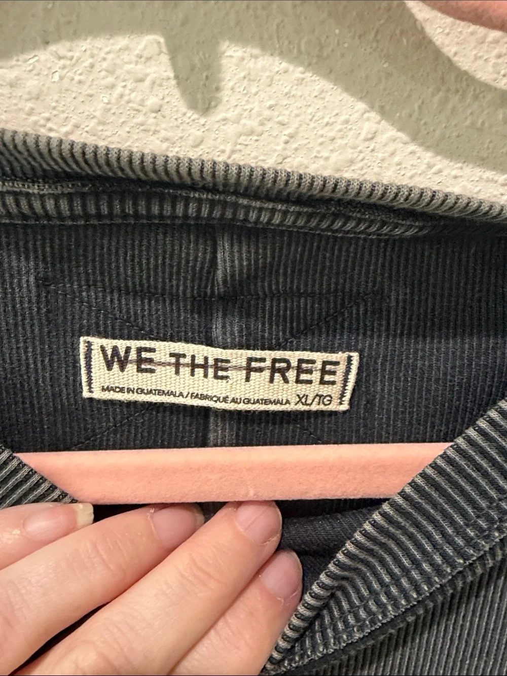 NWOT Free People We The Free Ever Had Tee - black -XL